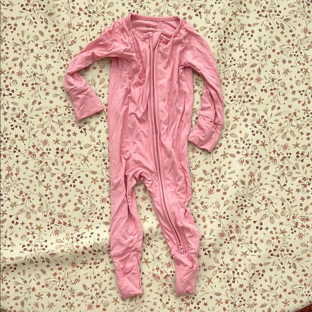 Little Sleepies Pink Zippy 0-3m